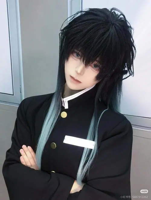 Anh gai xinh toc xanh ngoc hoa than anime cuc chat 18