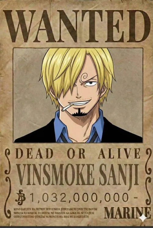 Sanji cúi buộc dây giày trên boong tàu, đôi chân dài và dáng nghiêng gọn gàng làm khoảnh khắc rất đời.
