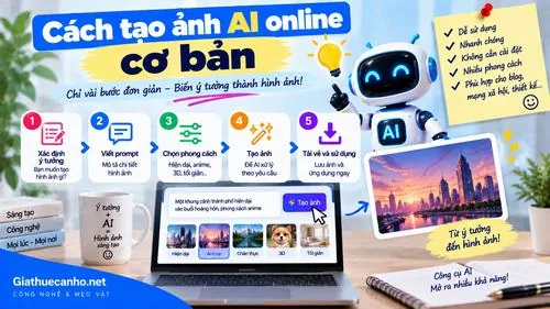 Cách tạo ảnh AI online cơ bản