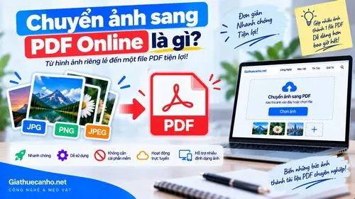 Chuyển ảnh sang PDF online là gì?