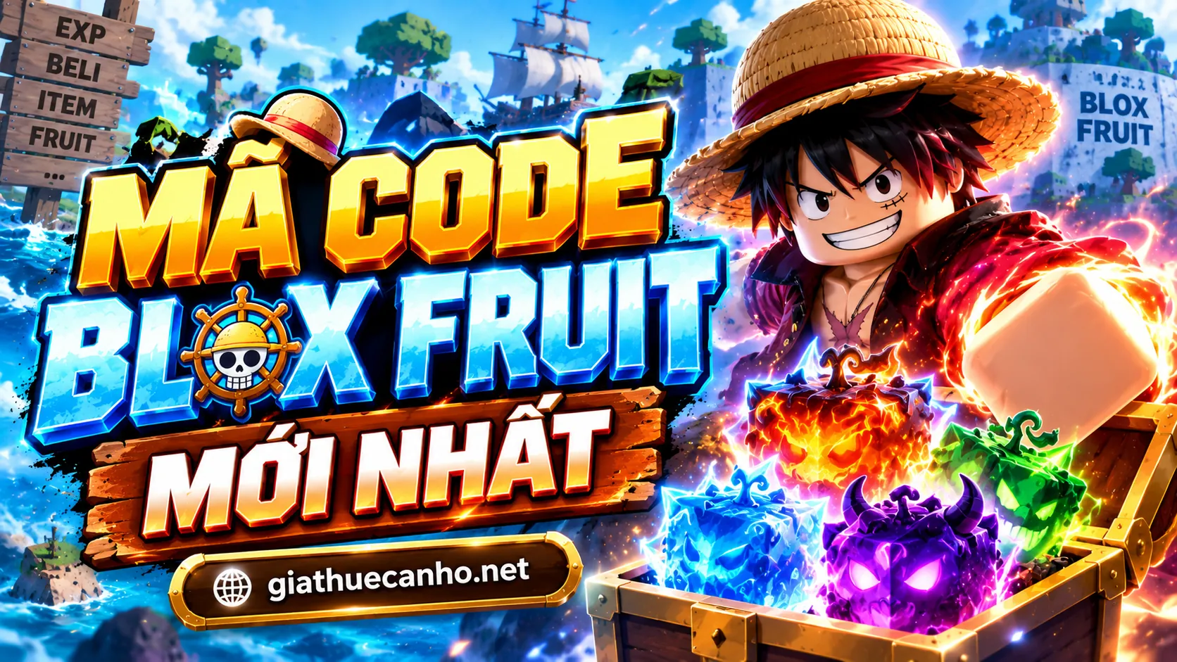 Danh sach ma code blox fruit moi nhat