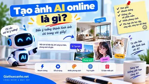 Tạo ảnh AI online là gì?