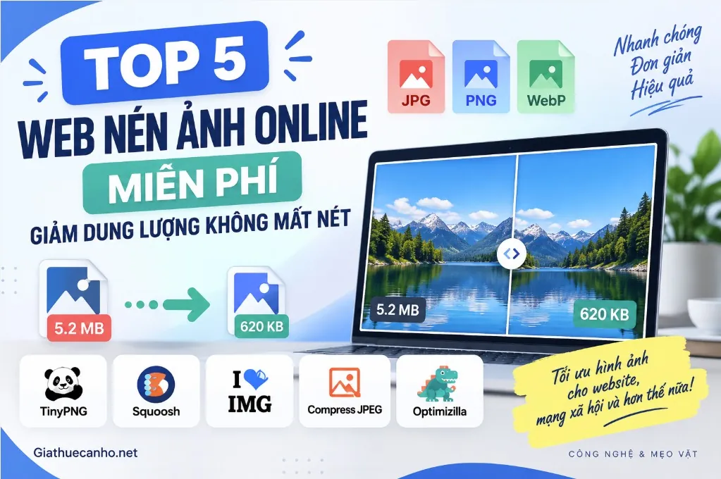Top 5 web nen anh online