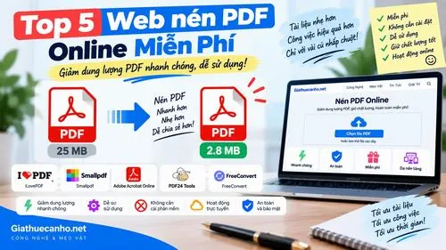 Top 5 Web Nén PDF Online Miễn Phí, Dễ Sử Dụng