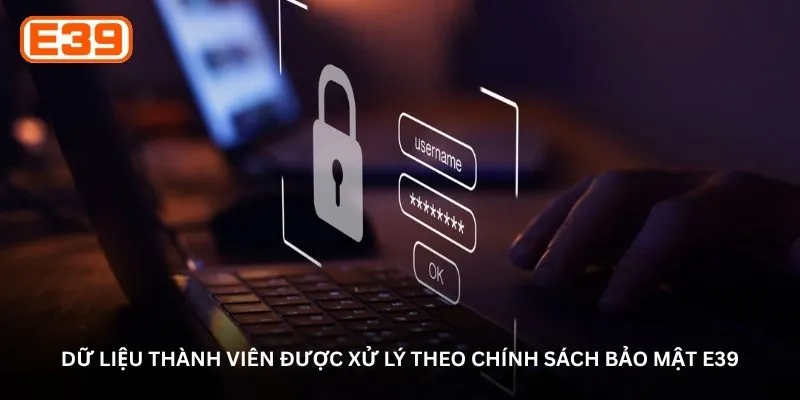 Dữ liệu thành viên được xử lý theo chính sách bảo mật E39